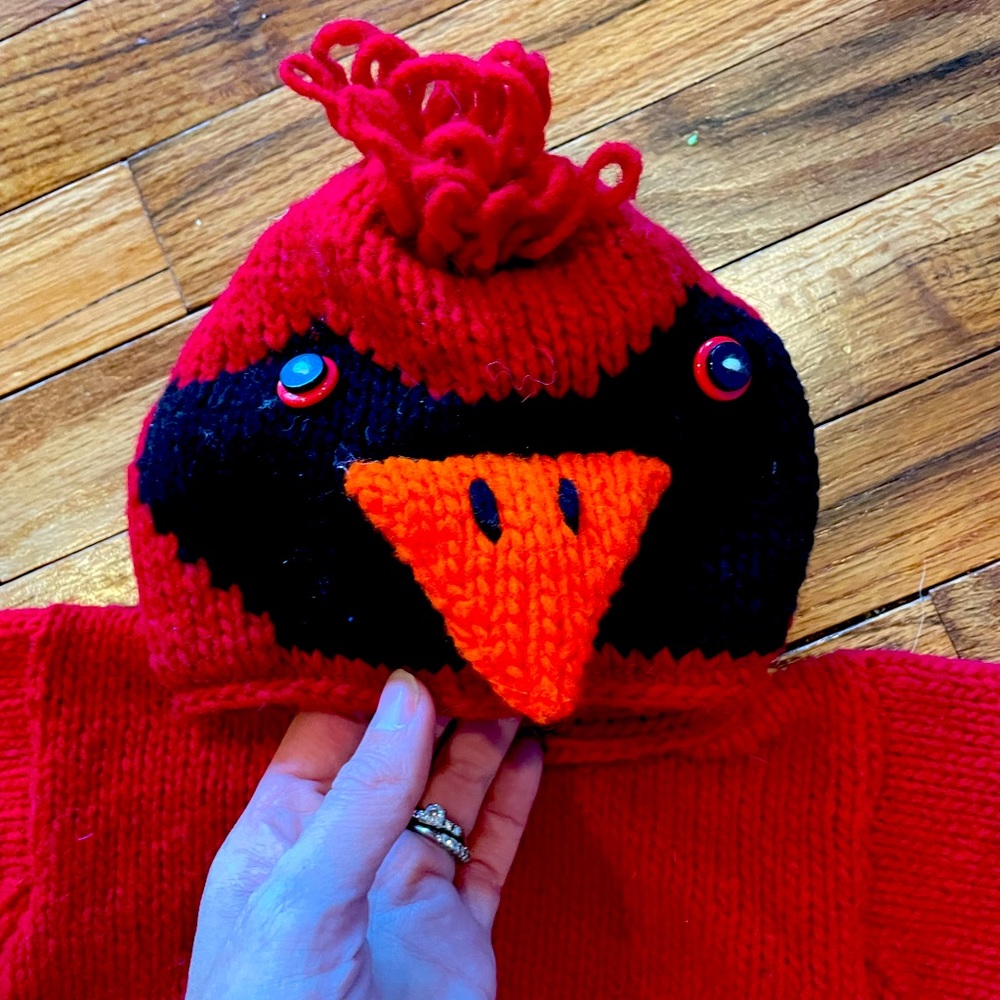 Red bird jacket - Picture 4 of 4